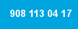 908 113 04 17 908 113 04 17